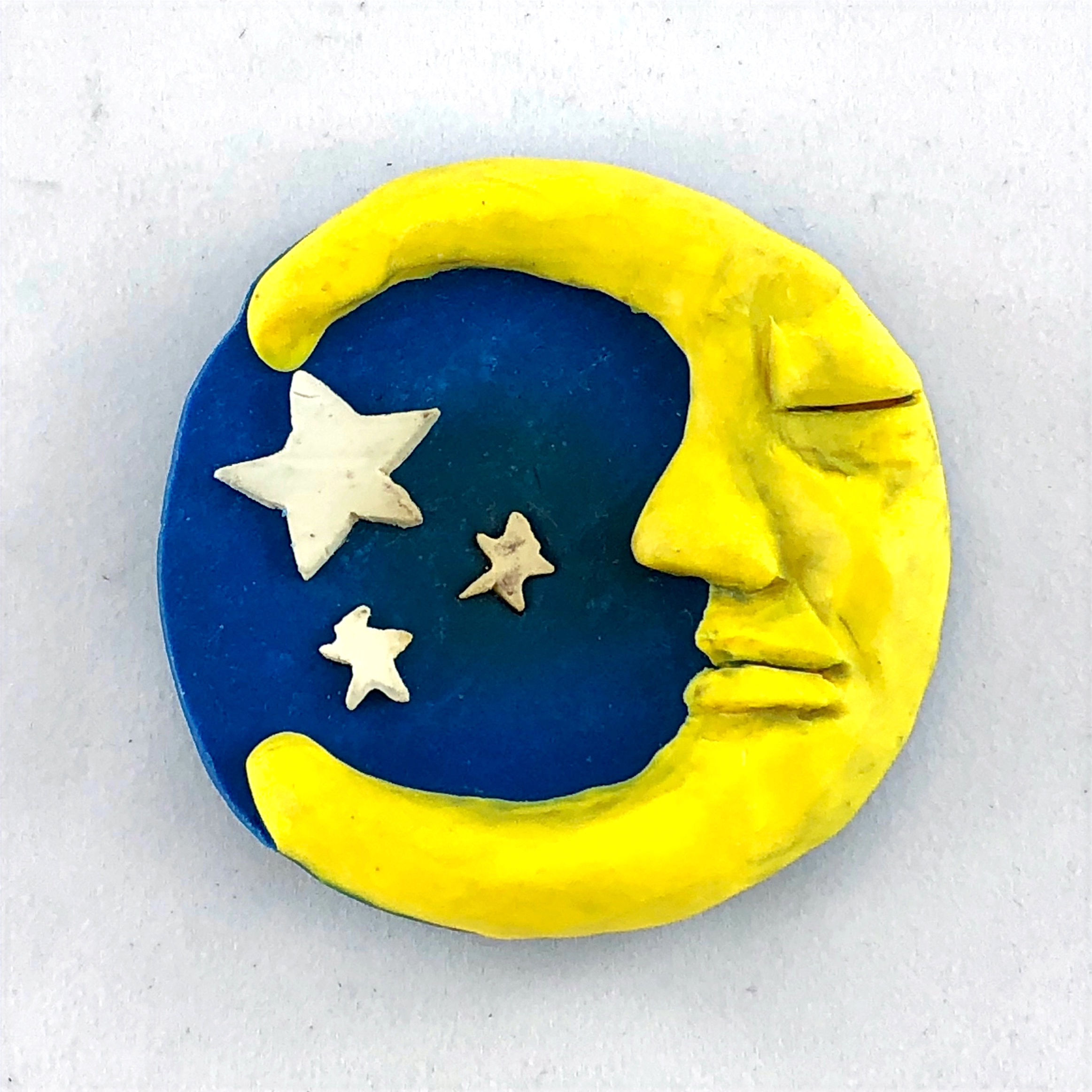 Vintage KAYotic Man on the Moon Magnet