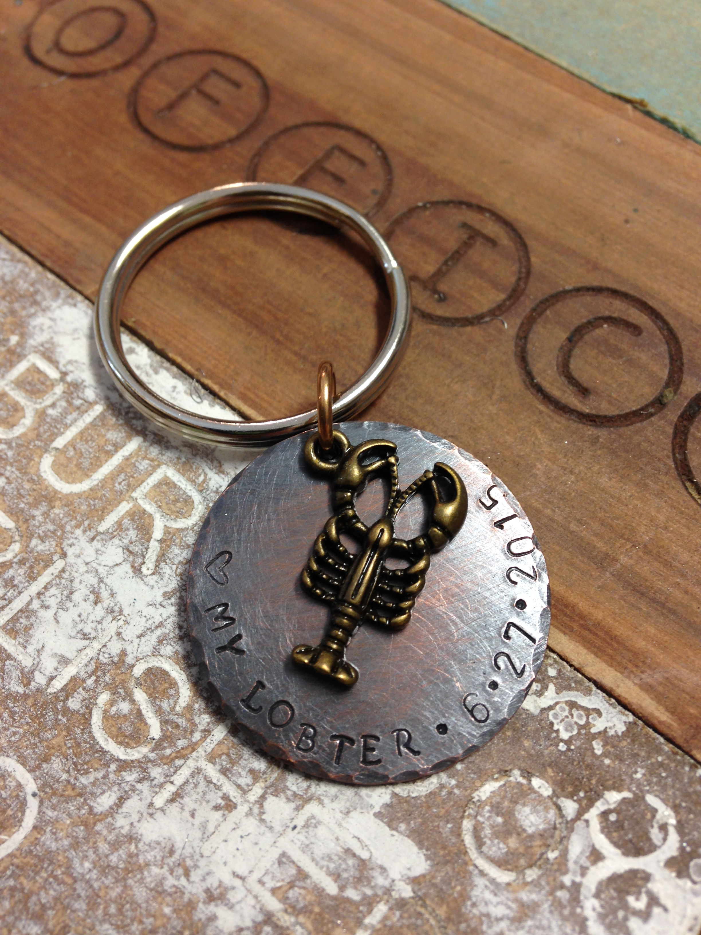 Keychain with additional charm