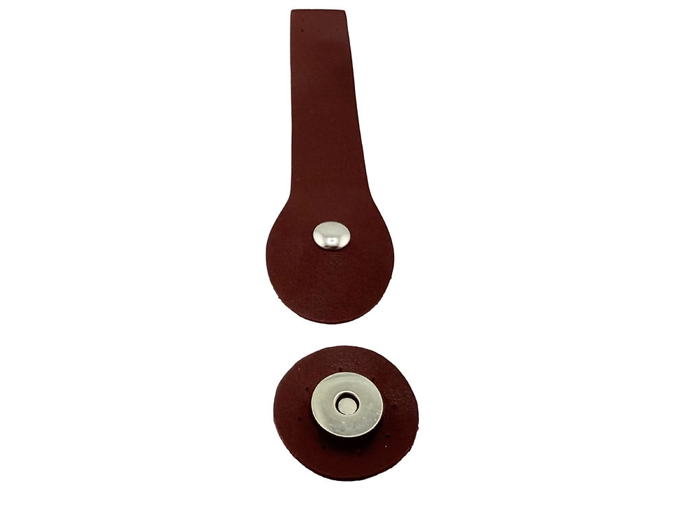 Thumbnail: Riemen mit Magnet Druckknopf PU-Leder Handtasche/Geldbörse