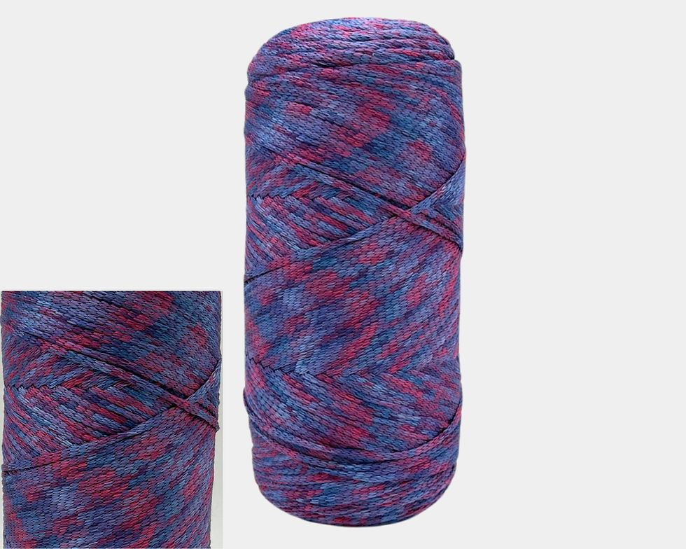 Miniaturbild: Makramee Garn Nylon Bändchen Garn 2,5mm