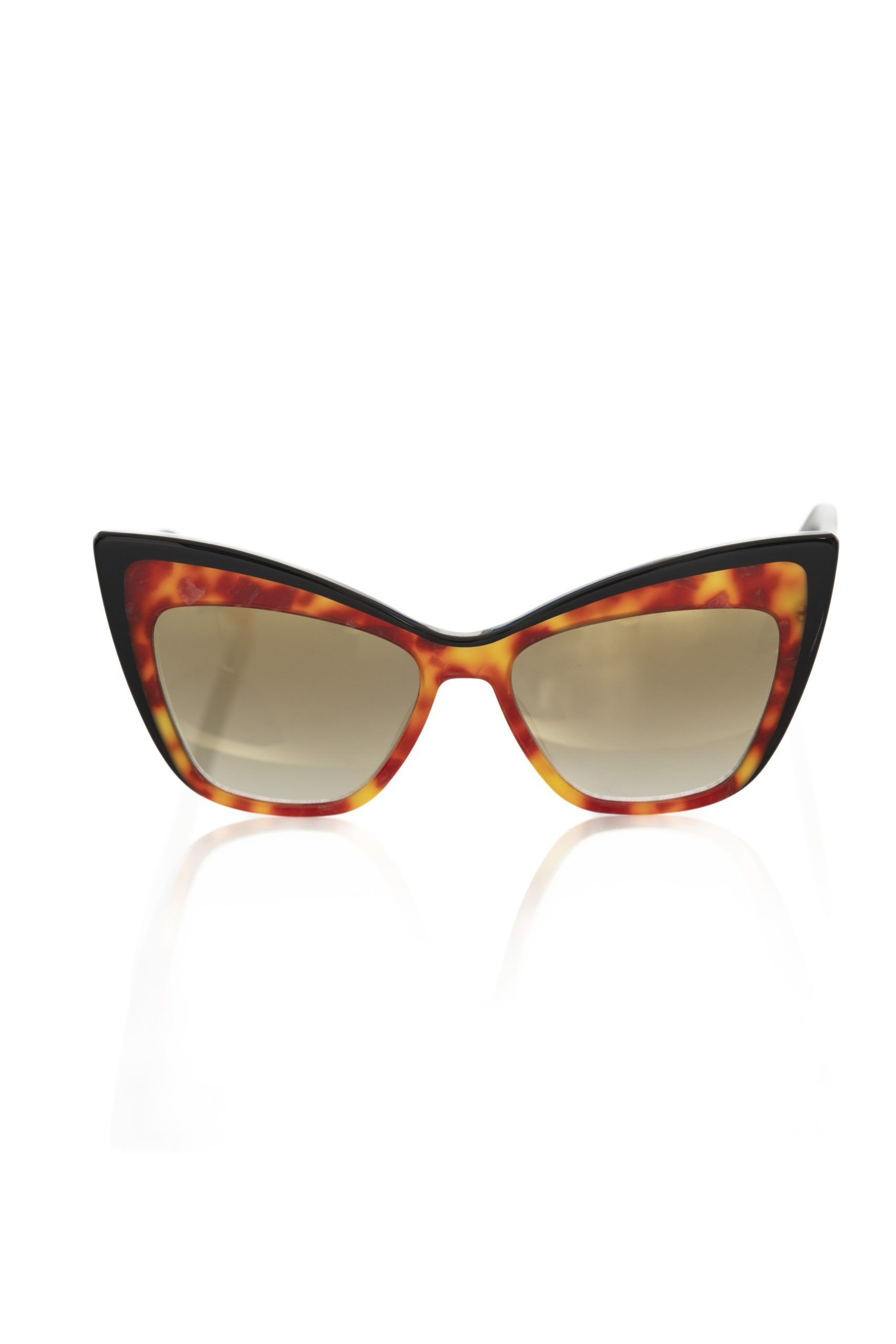 Frankie Morello Elegant Tortoiseshell Cat Eye Sunglasses