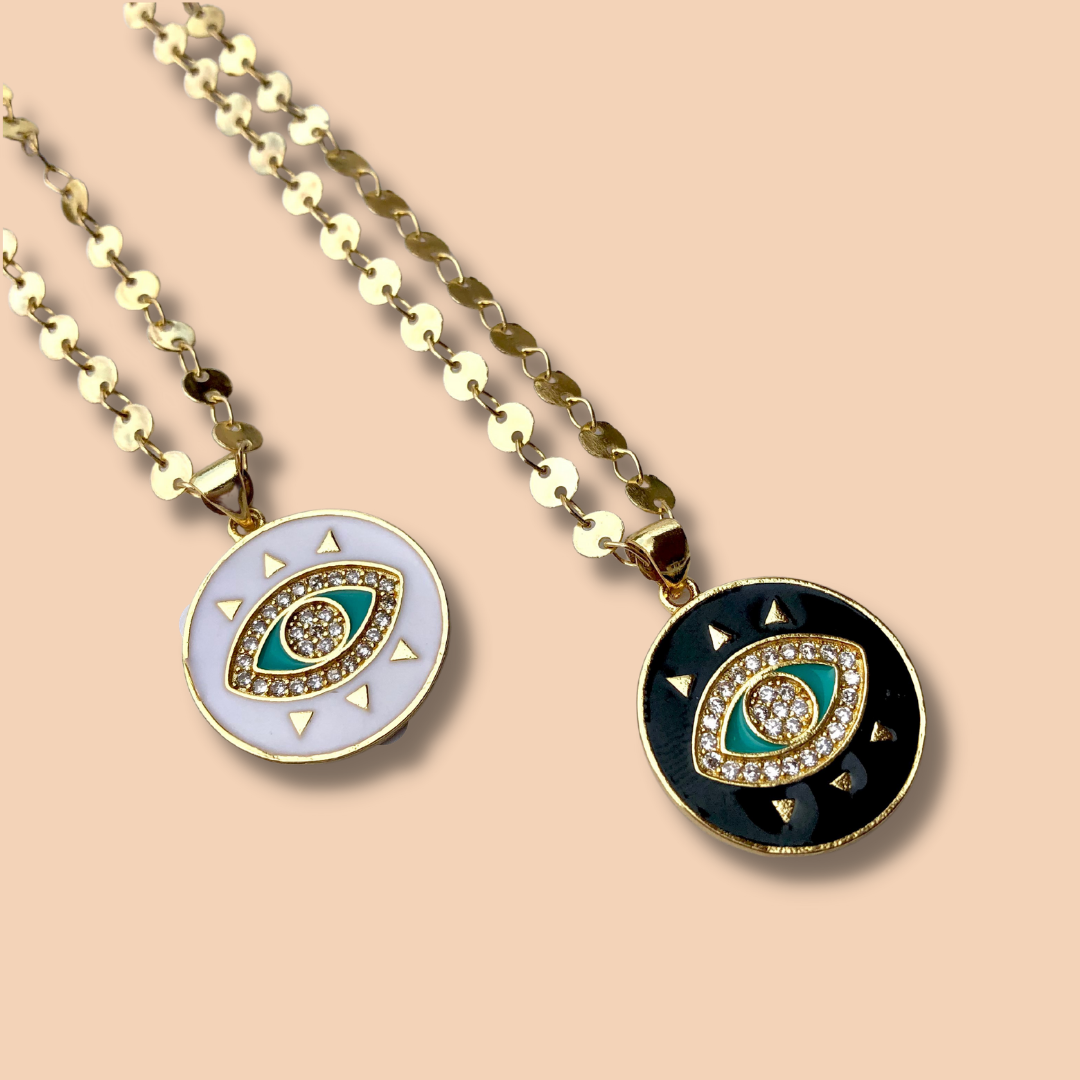 Ojo Esmaltado Necklace