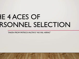 Personnel Selection - Performance Mindset