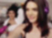 Kendall and Kylie Jenner get their hair done at Vered Salon for Beats by Dre advert