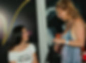 Fran Drescher visits top celebrity hair stylist Vered Salon on Sunset Blvd. in West Hollywood