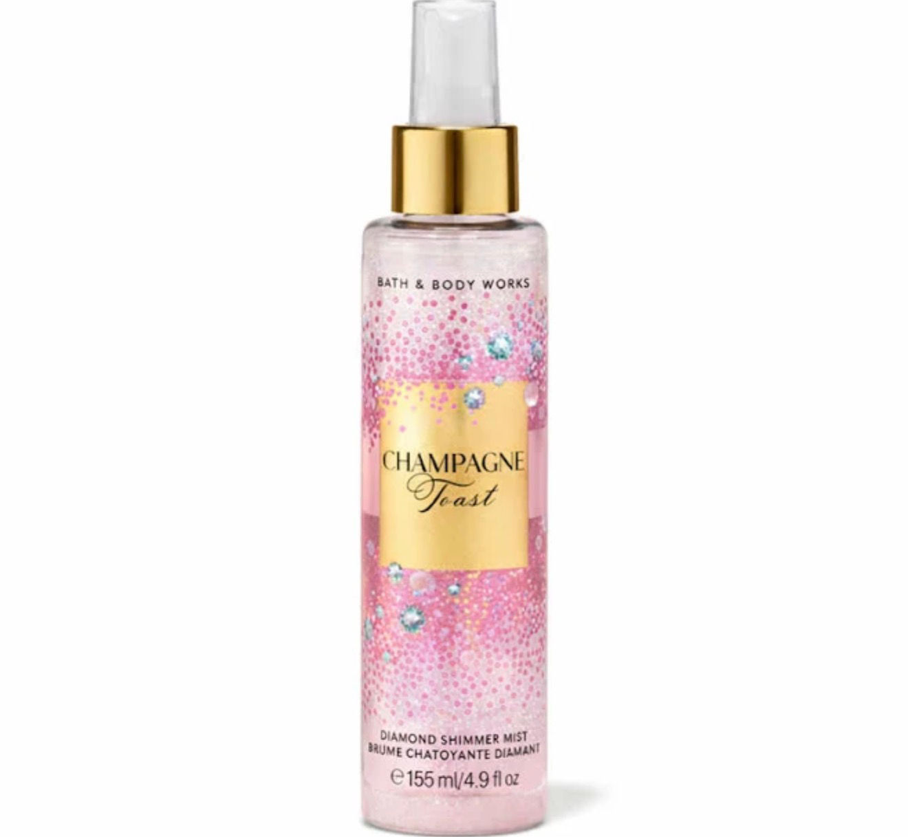 Body Splash Shimmer Champagne Toast