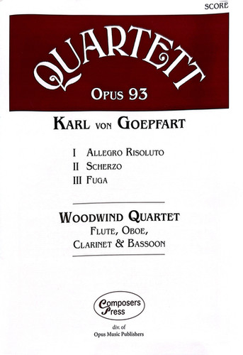 Quartet, Opus 93 | Opus Music Publisher