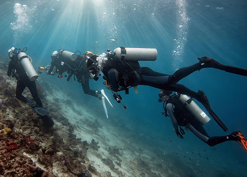 Professional scuba diving leadership training at Maharlika Dive Center