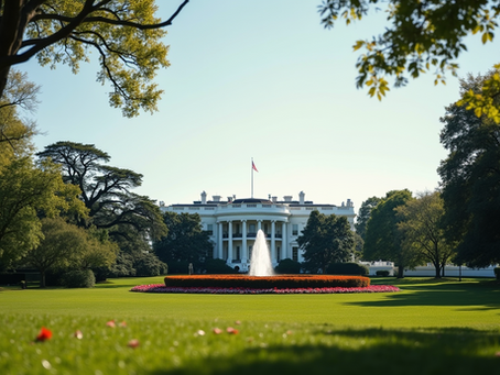 The iconic White House, a symbol of American leadership
