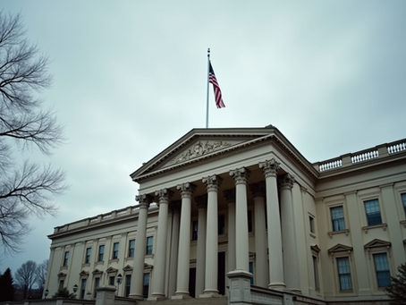 Government building representing national security measures