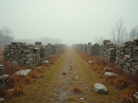 A historical battlefield landscape reflecting the aftermath of the Thirty Years War