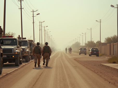 A military checkpoint in the West Bank, highlighting the ongoing conflict
