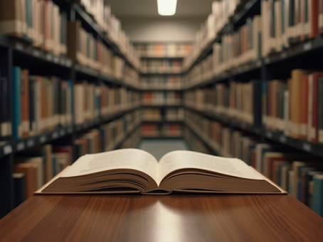 A historical library showcasing the importance of knowledge and education