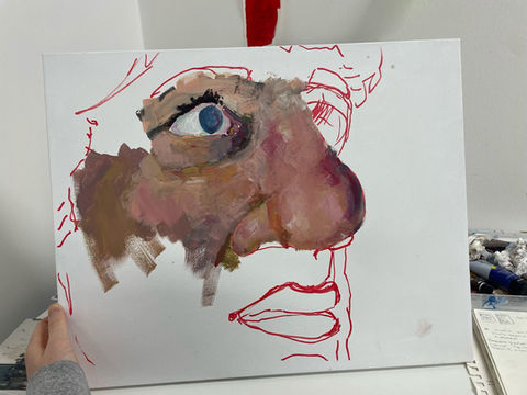Abstract Portrait Paintings