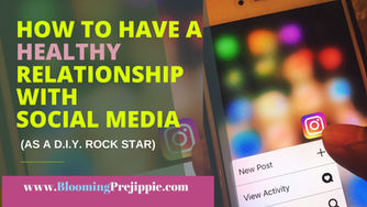 How to have a healthy relationship with social media (as a D.I.Y. Rock Star) 🧘🏾