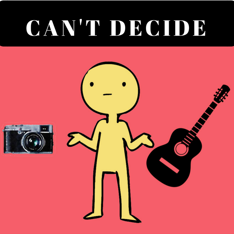 Habits of highly creative people; can't decide