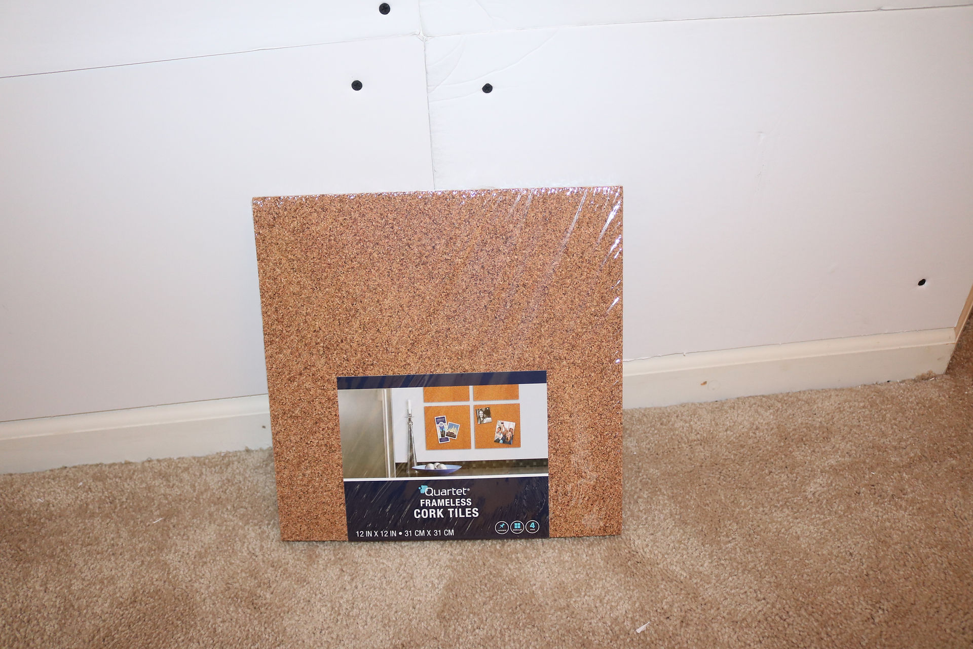 Corkboard tiles