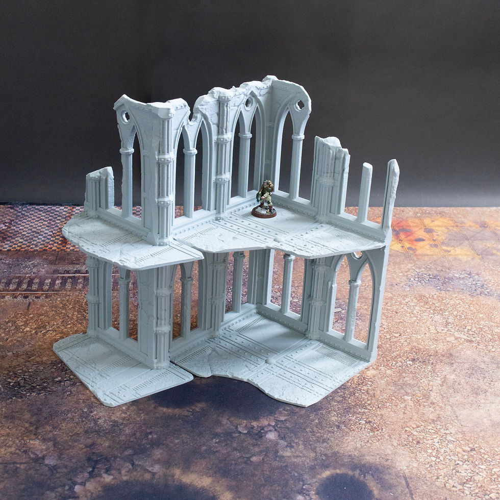 Thumbnail: Gothic Ruins | Scenery / Terrain | 3D Printed | FDM PLA