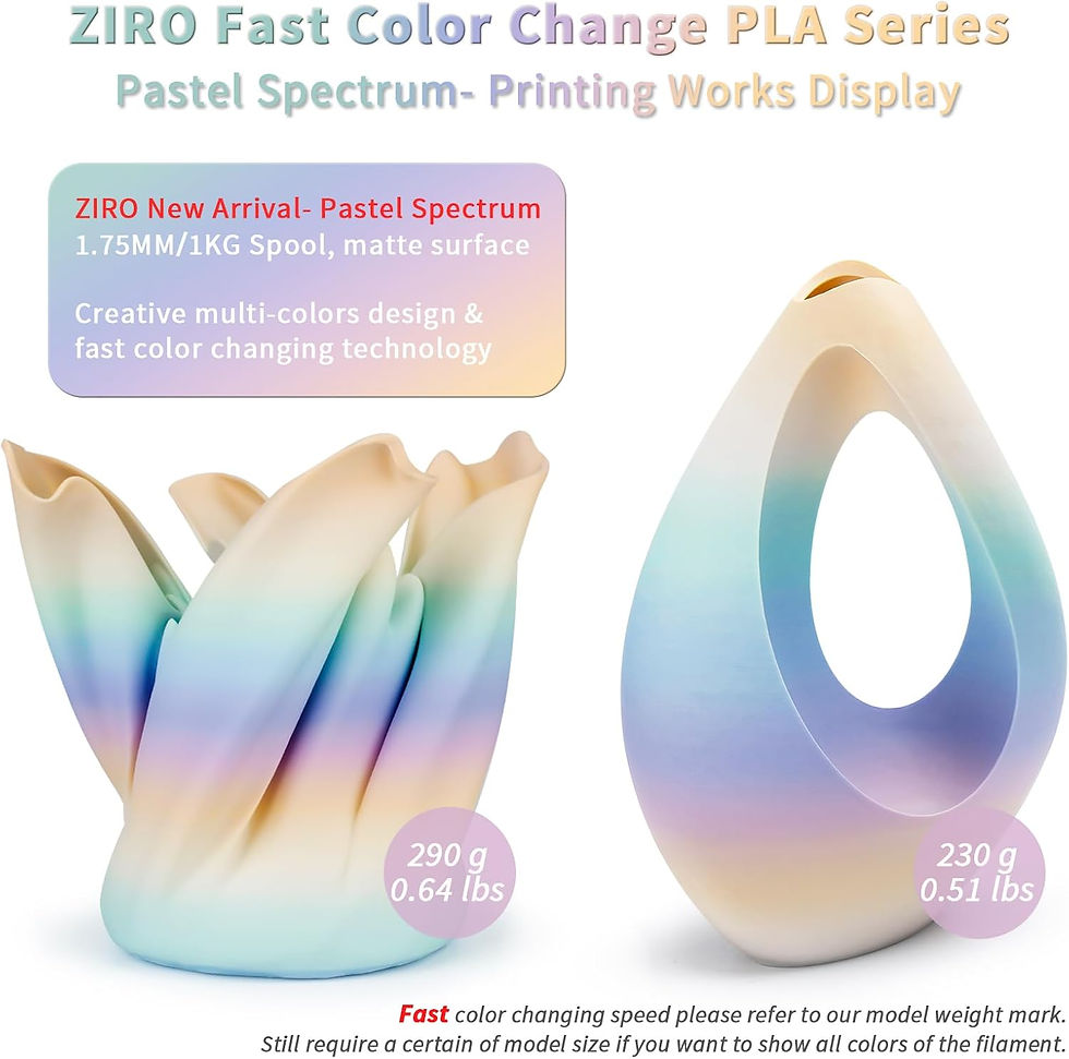 Thumbnail: Pastel Spectrum - Gradient Matte PLA - 1KG