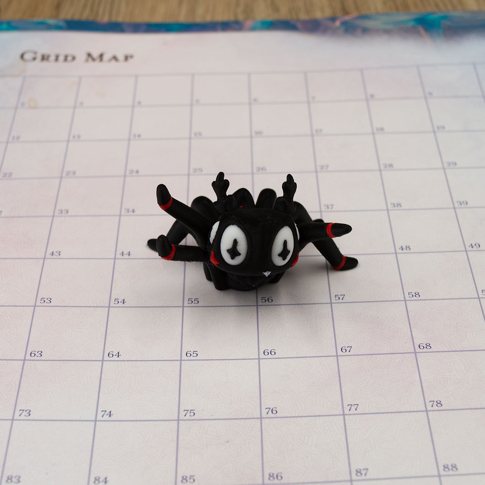 Thumbnail: Giant Spider Miniature | 3D Printed Large Monster for Tabletop Games