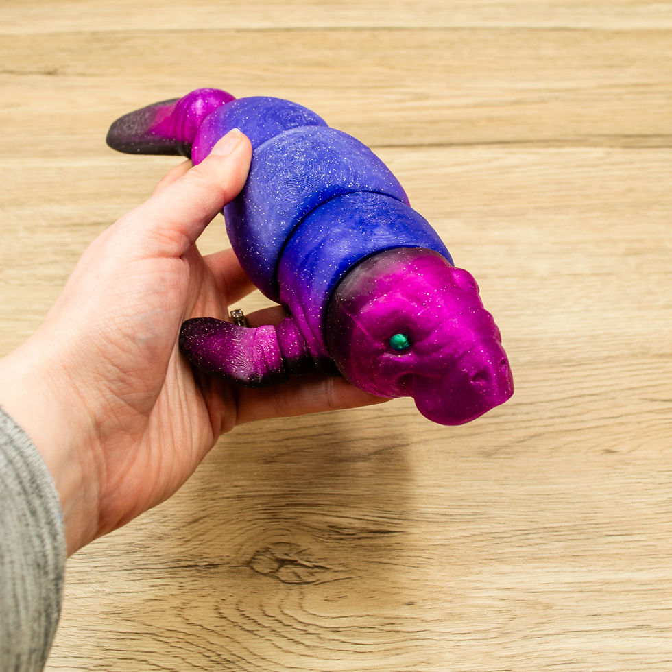 Thumbnail: Space Manatee | Articulating Galaxy Manatee Model