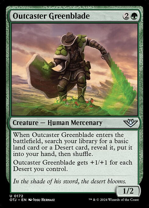 Outcaster Greenblade | OTJ 172