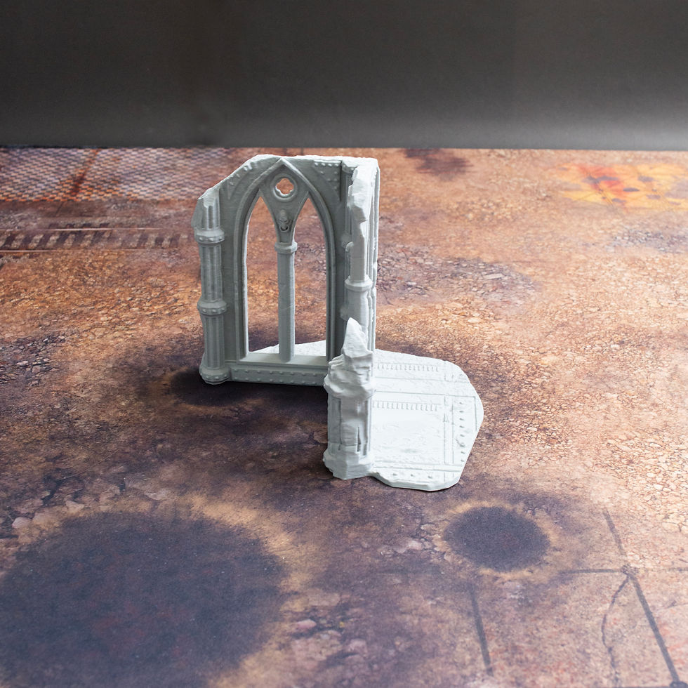 Thumbnail: Gothic Ruins | Scenery / Terrain | 3D Printed | FDM PLA