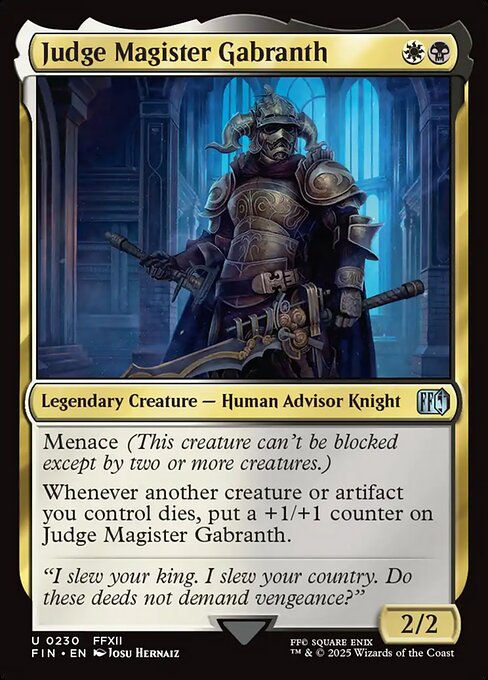 Judge Magister Gabranth (230)