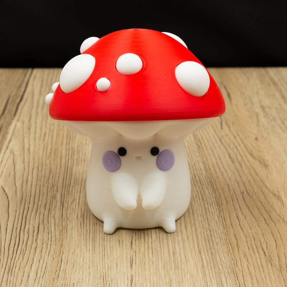 Thumbnail: Happy & Angry Toadstool Cable Tidy Model