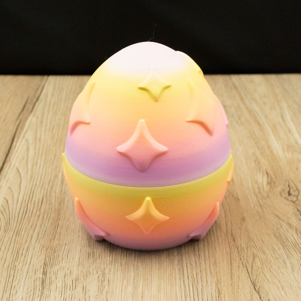 Thumbnail: Atria Dragon and Starry Egg | Articulating Model with Glow-in-the-Dark Accents