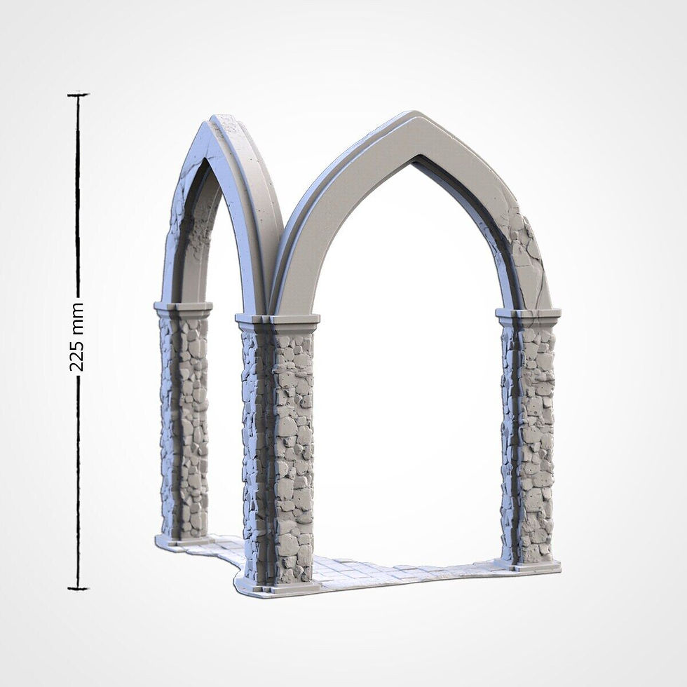 Thumbnail: Majestic Ruins | Scenery / Terrain | 3D Printed | FDM PLA