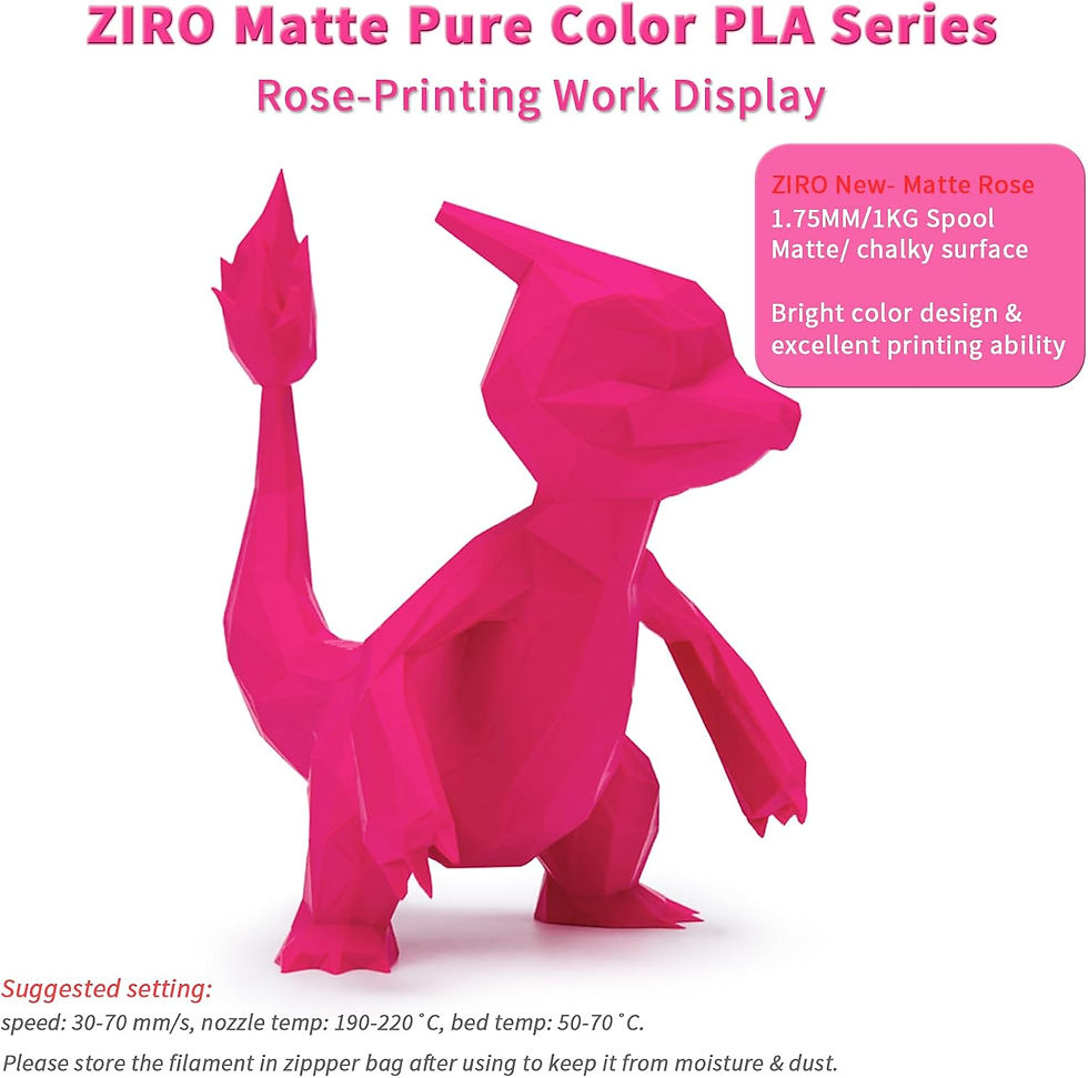 Thumbnail: Rose  - Matte PLA - 1KG