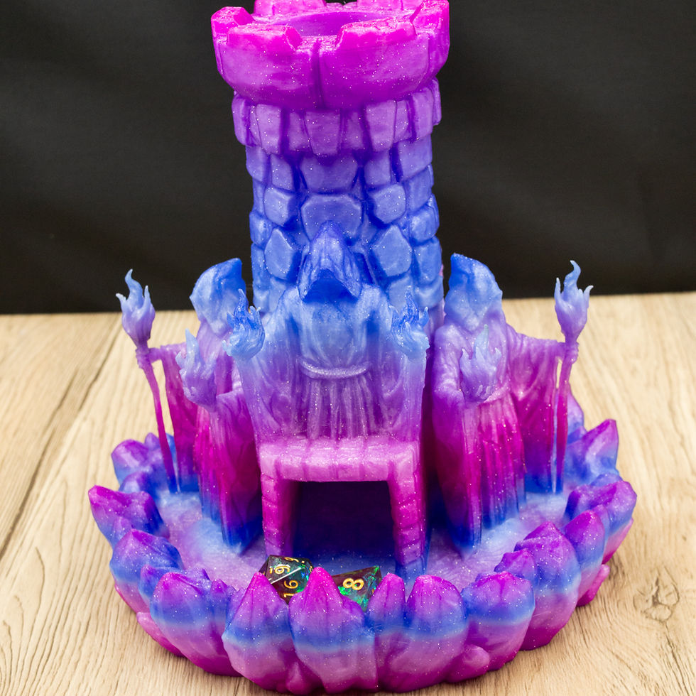 Thumbnail: Wizard's Dice Tower | 3D Printed Fantasy Accessory