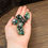Thumbnail: Obsidian Tide Sharp Edge Dice Set | 7-Piece Polyhedral Resin Dice for DnD, TTRPG