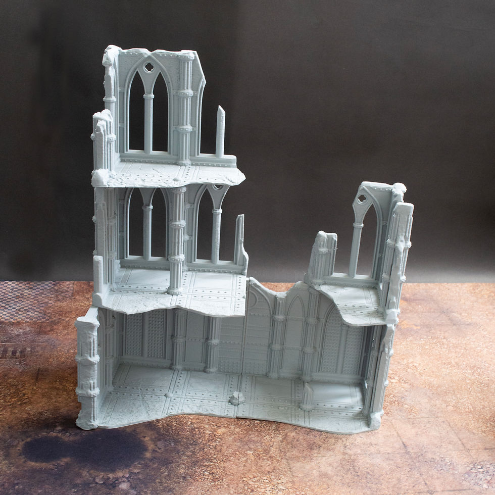 Thumbnail: Gothic Ruins | Scenery / Terrain | 3D Printed | FDM PLA