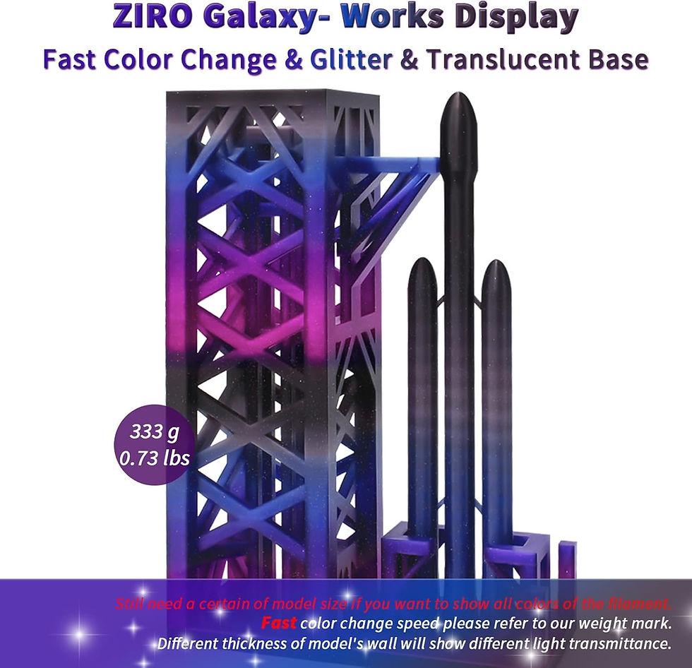 Thumbnail: Galaxy -Translucent Twinkling- 3D Printer Filament - 1.75mm - 1KGB