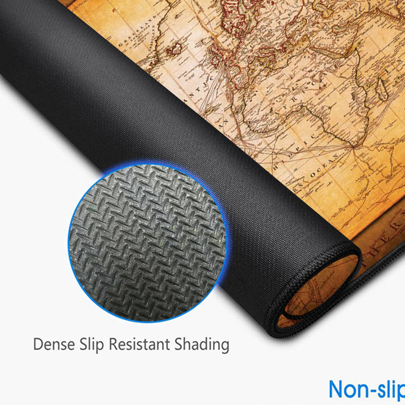 Thumbnail: Xxl Mousepad World Map Mouse Pad Under Hand Office Map Desk Mat Gaming Keyboard 