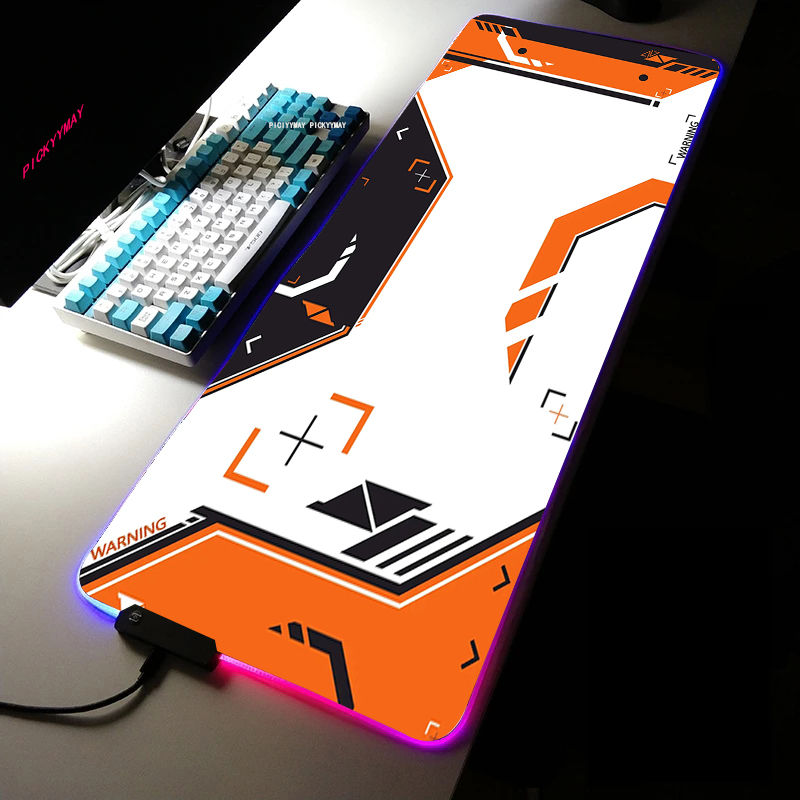 Thumbnail: Printstream RGB Gaming Mousepad Big LED Gamer Mousepads Desk Mat Luminous Mouse 