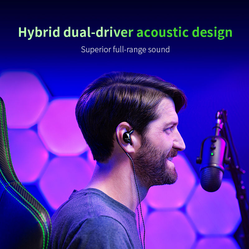 Thumbnail: Razer Moray In-Ear Gaming Headphones with Hybrid Dual Drivers & THX Audio