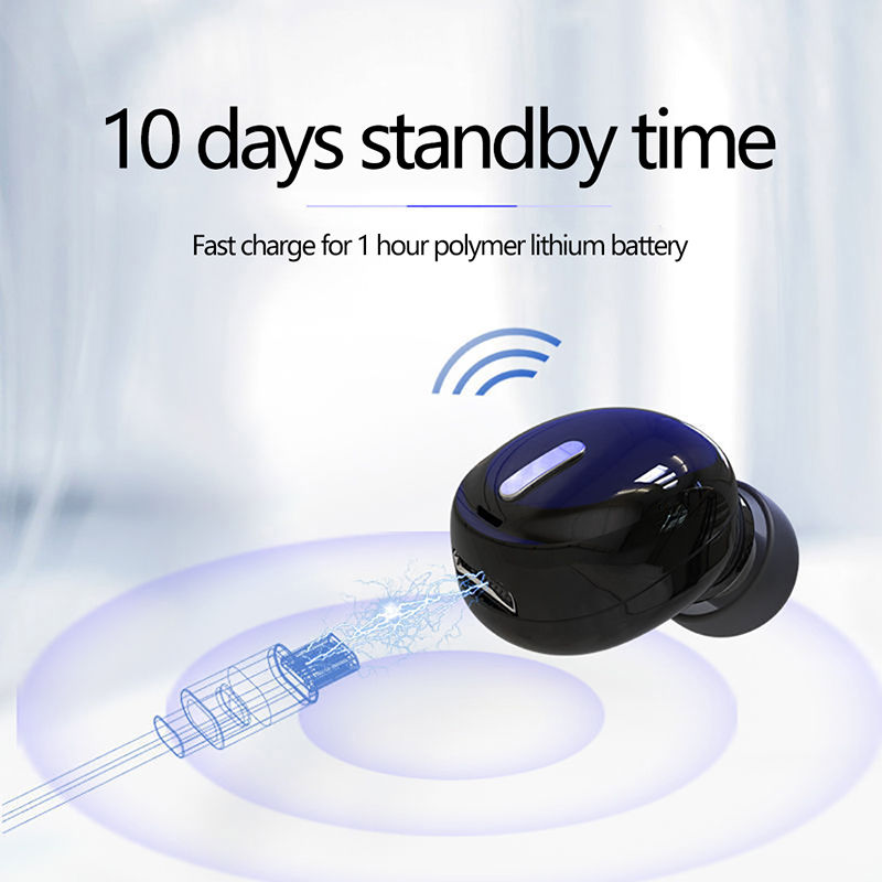 Thumbnail: New Wireless Earphones Bluetooth 5.0 Headphones With Mic in-Ear Sports Waterproo