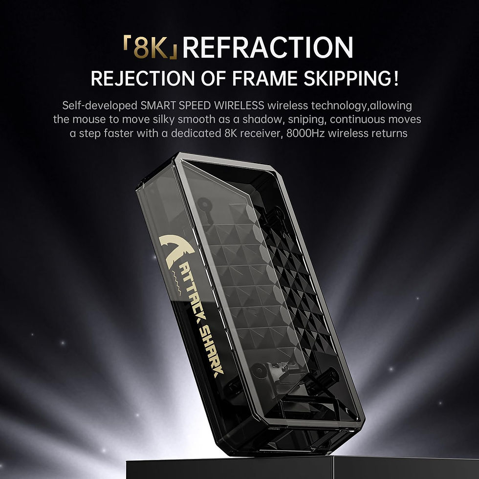 Thumbnail: ATTACK SHARK X8 Ultra Wireless Gaming Mouse,55g Ultra-Lightweight Mouse,8K Polli