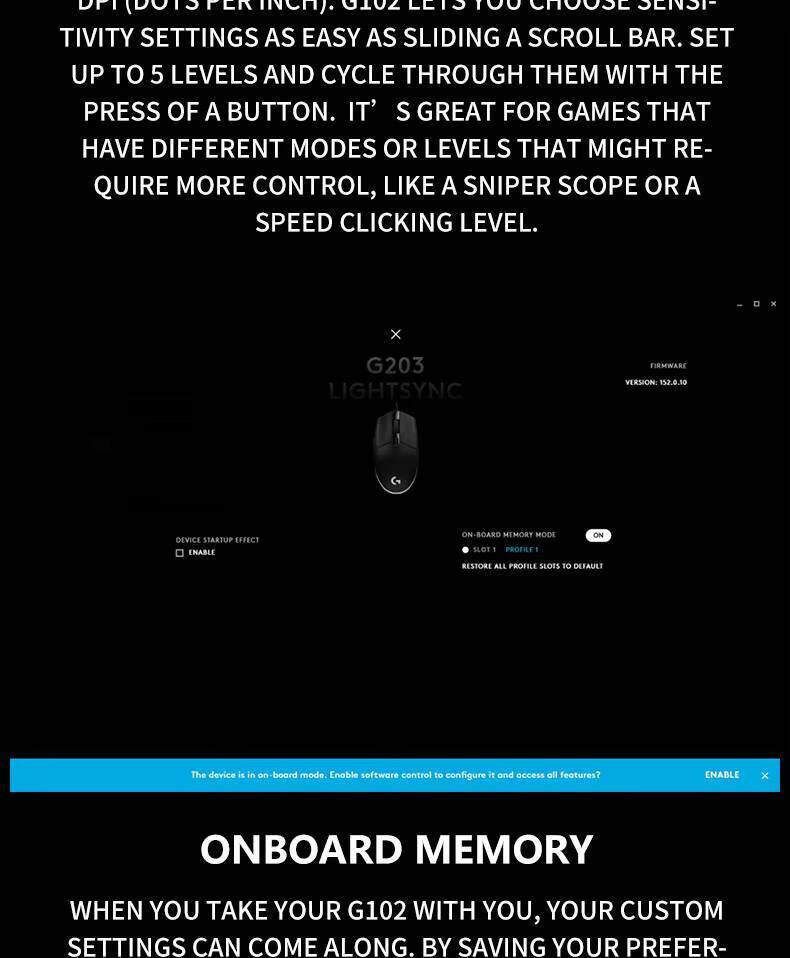 Thumbnail: G102 Logitech G203 Computer Mouse, Gaming Grade Performance, RGB Color Wave, Adj