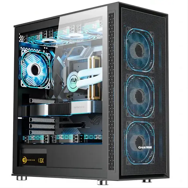 Thumbnail: Win 11 Home Gamer Desktop PC I7 I9 CPU with 16G 256G 512G SSD PC Gamer Gaming PC
