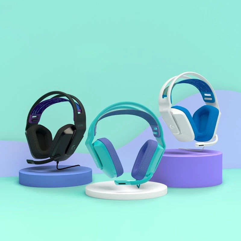 Thumbnail: Brand Logitech G335 Foldable Wired Gaming Headset with Microphone