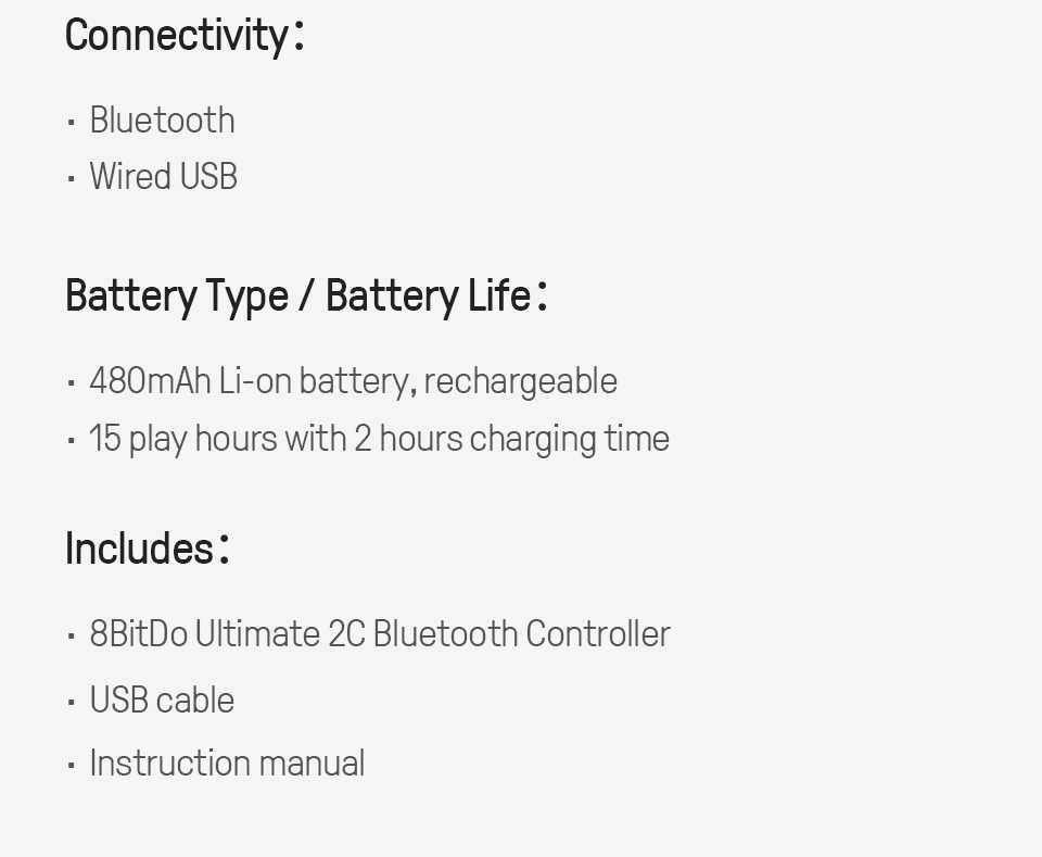 Thumbnail: 8BitDo - Ultimate 2C Wireless Hall Effect Joysticks Bluetooth Gaming Controller 