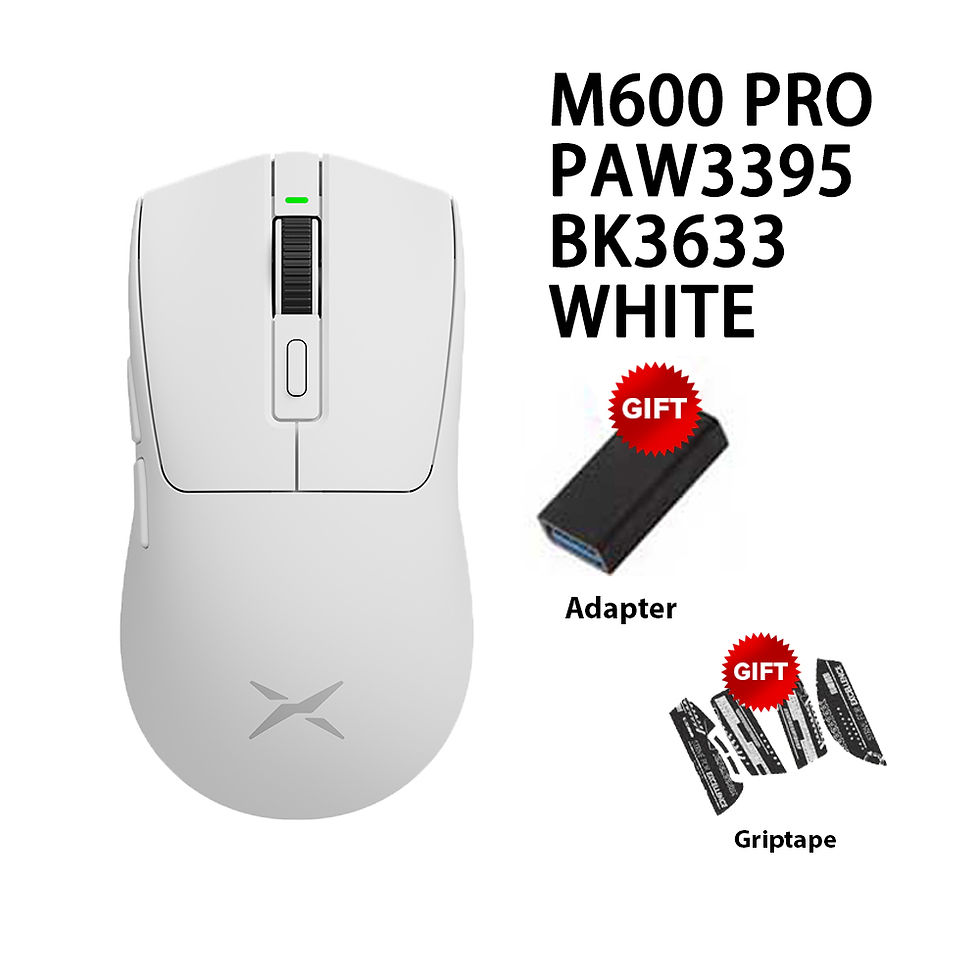 Thumbnail: Delux M600 Series Wireless Gaming Mouse 52g Lightweight 2.4G Dual Mode Connectio