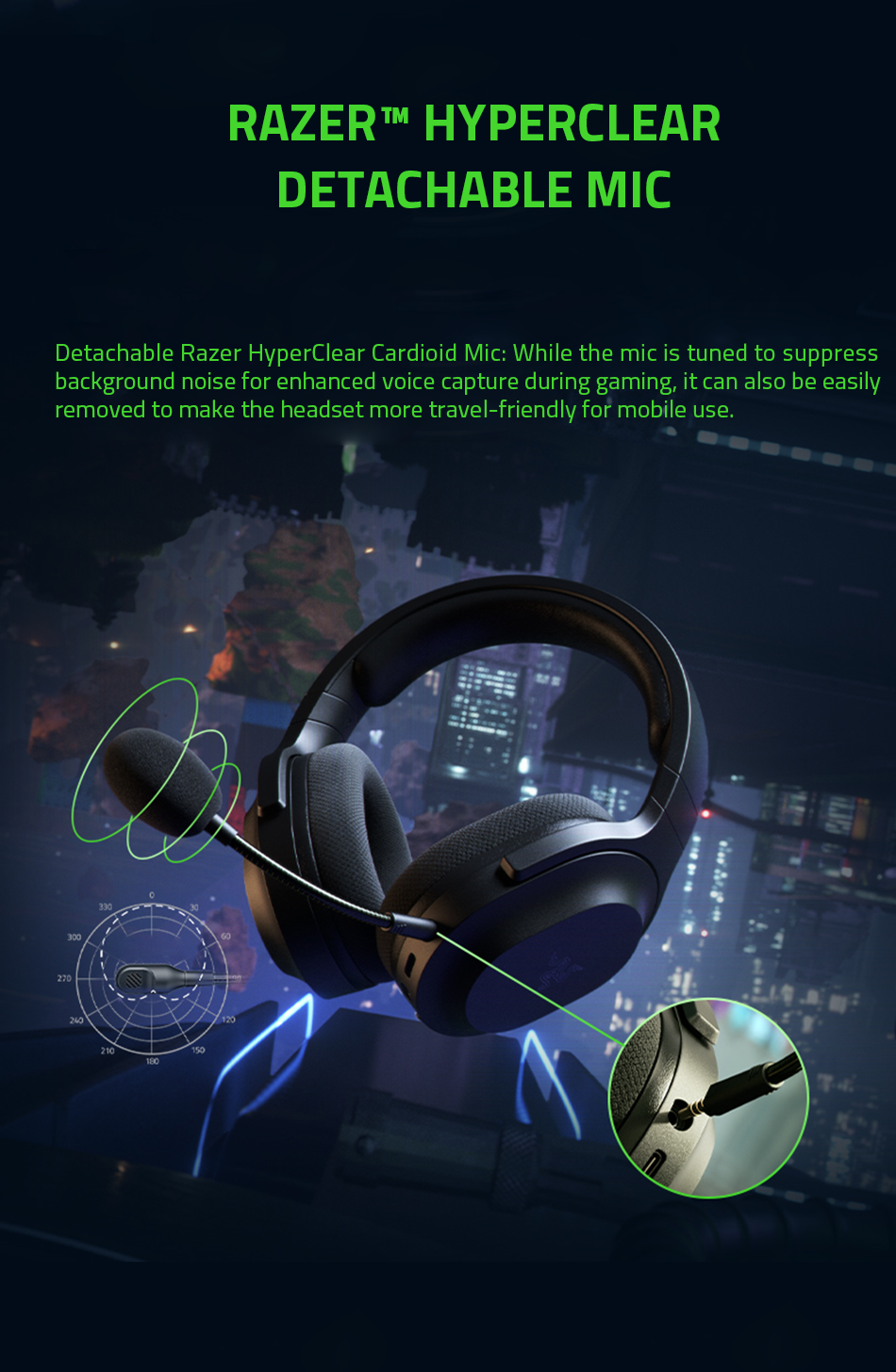 Thumbnail: Razer Barracuda X Wireless Gaming Mobile Headset 2022 Model  2.4GHz Wireless + B