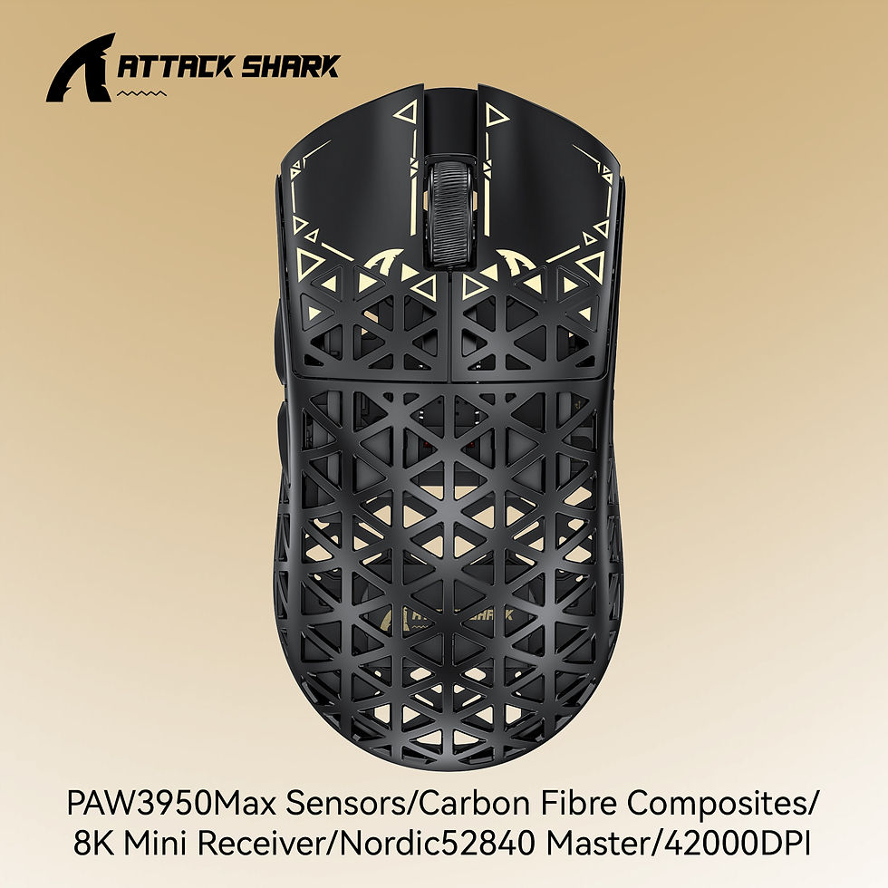 Thumbnail: ATTACK SHARK R5 ULTRA Wireless Gaming Mouse - 8K Polling,PAW3950MAX Sensor,42,00