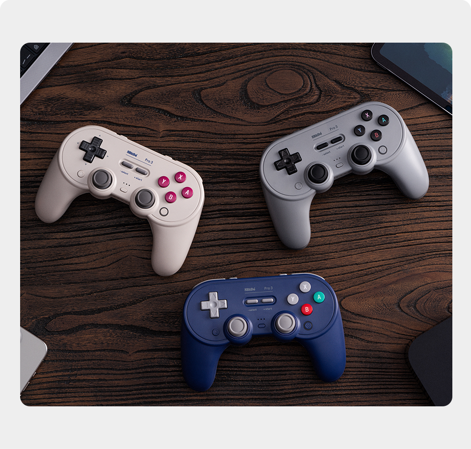 Thumbnail: 8BitDo Pro 3 Wireless Gaming Controller for Switch 1/2 Windows, Apple, with TMR 