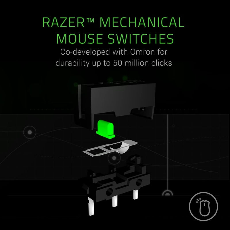 Thumbnail: Hot Selling Razer Mamba Elite 16000 DPI Optical 9-keys Programmable Wired Mouse